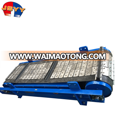 Suspended Auto Cleaning Scrap Metal Permanent Magnetic Armor Belt Separator